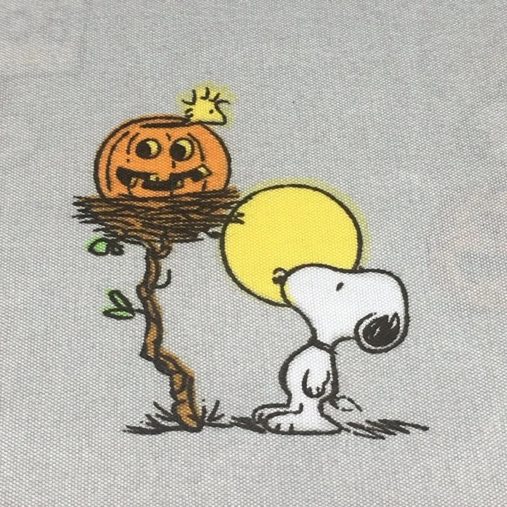 3pc Berkshire Peanuts Halloween TWIN Sheet Set Snoopy Woodstock Pumpkin Boo NEW